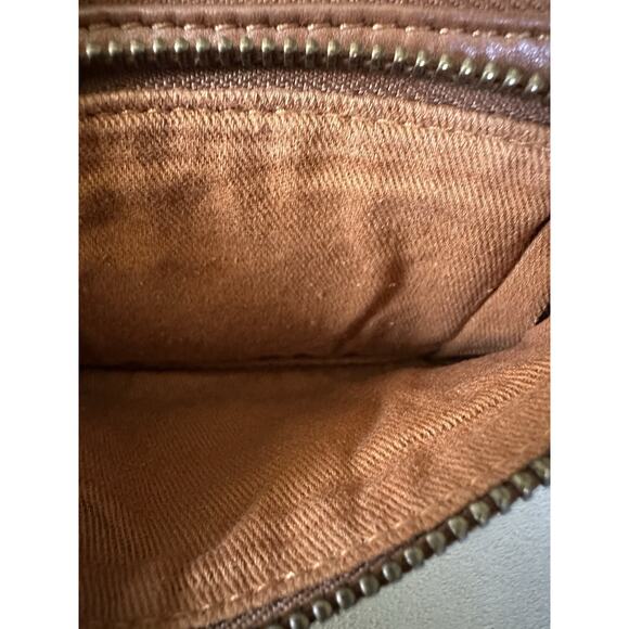 Women’s Boho Distressed Perforated Brown Leather Wallet - Picture 14 of 16